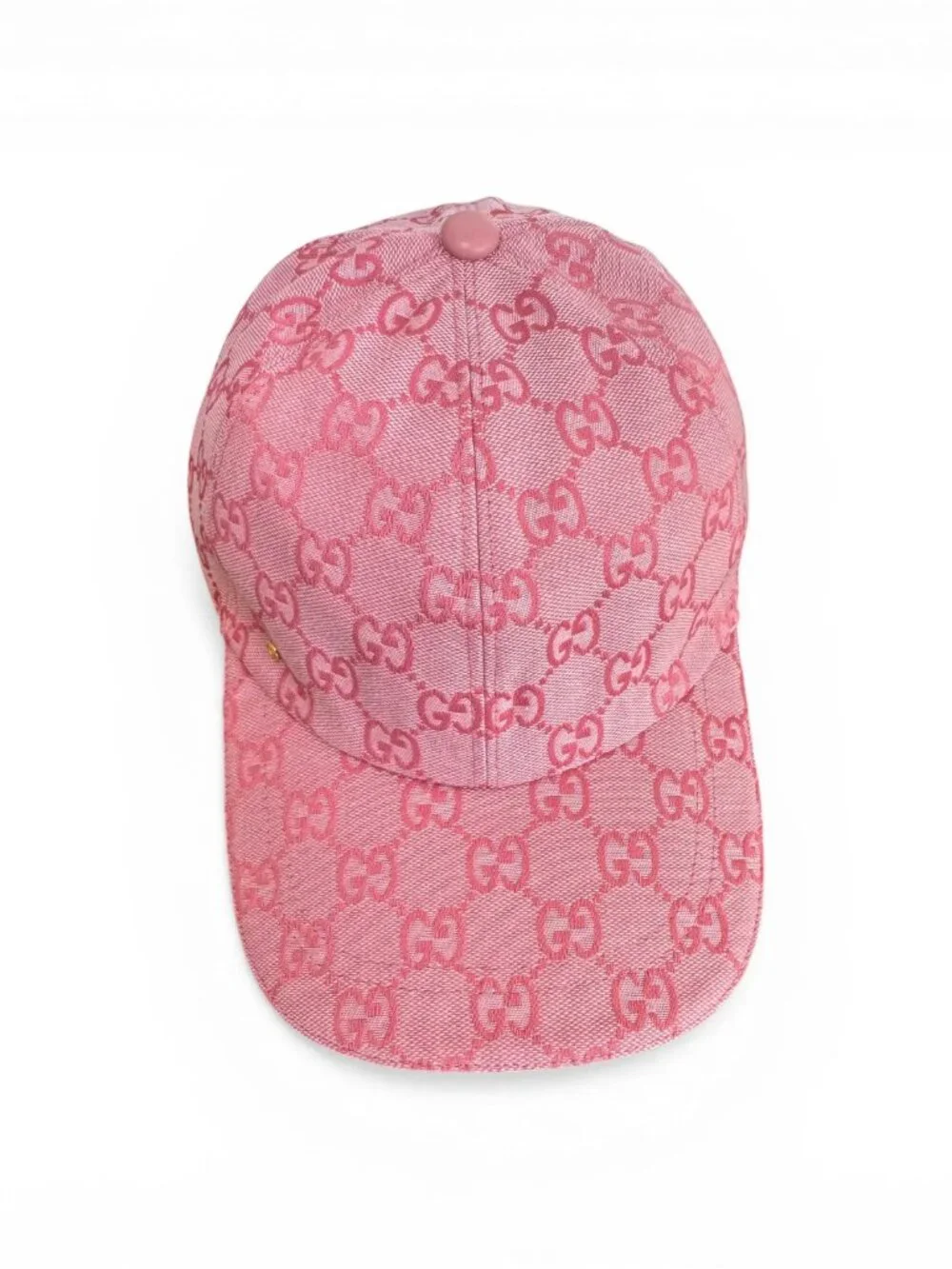 Gucci GG Canvas Baseball Hat - Pink - Picture 2 of 3